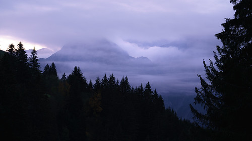 Sunrise in the Austrian Alps