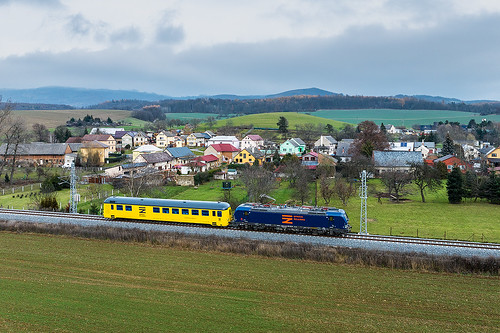 193.901 Vectron Správa železnic, Služ 90072, Újezd u Uničova – Šternberk, 02.12.2022
