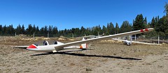 Glider flight, Club Planeadores Bariloche, Nahuel Huapi Aerodrome, Argentina.
