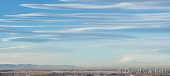 February 19, 2023 - Layers of lenticular clouds. (David Canfield)