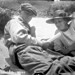 Walter and Cordelia Knott, probably at Shandon, circa 1917-1920