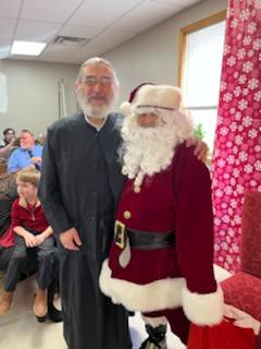 Fr. Nicholas Jonas and Santa Claus