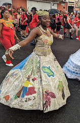 Red & Black Martinique Mardi Gras Day