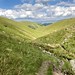 Howgill Fells, looking back down Gill Beck