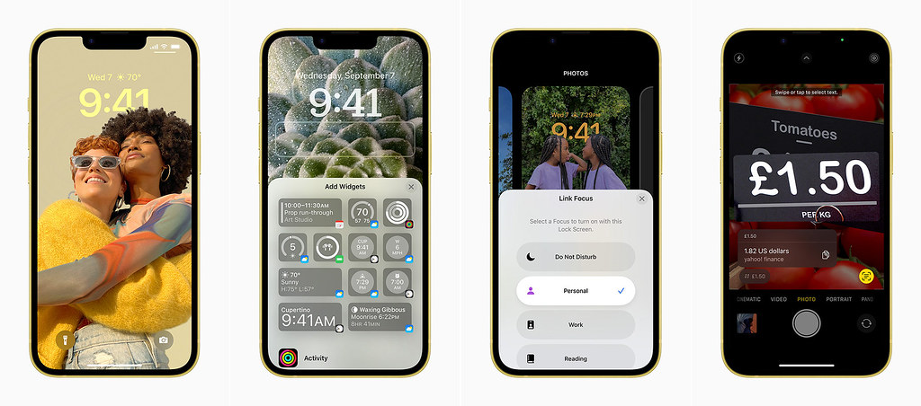 Apple-iPhone-14-iPhone-14-Plus-yellow-iOS-16-Lock-Screen-230307
