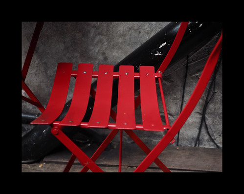 Red Chair at Buvette