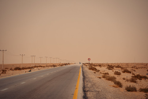 Desert Highway & Powerlines, Jordan
