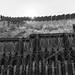 Concertina wire on the Border Wall in Nogales, Arizona