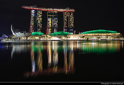 Marina Bay Sands reflection, Singapore