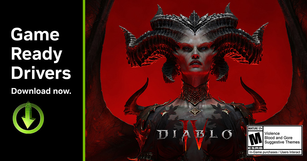 【新聞照片】NVIDIA發布專為《暗黑破壞神IV（Diablo-IV）》公測版打造的-Game-Ready驅動程式。