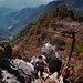 Steep Climb on the Hike Up Yuanzuishan in Taiwan's Snow Mountain Range
