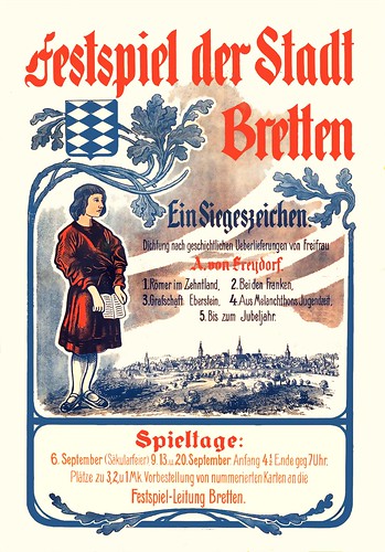 Festspiel der Stadt Bretten, Ein Siegeszeichen, Dichtung nach geschichtlichen Überlieferungen von Freifrau.