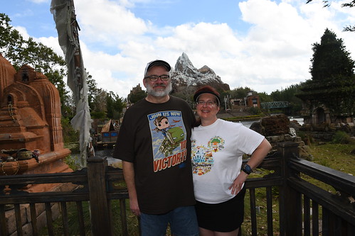 Tracey and Scott in front of Expedition Everest • <a style="font-size:0.8em;" href="http://www.flickr.com/photos/28558260@N04/52781635067/" target="_blank">View on Flickr</a>