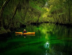 Kayaking on Silver Spring State Park in Florida