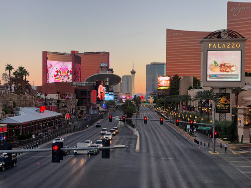 Las Vegas Blvd at Dawn