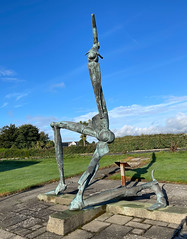 The Legs of Man statue, Isle of Man, 1979