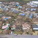 Aerial view of damage homes in Little Rock, AR after a tornado struck on March 31, 2023