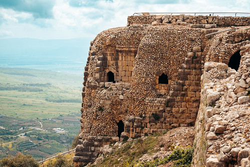 Decaying Nimrod Fortress, Golan Israel