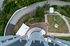 Looking down - The Gibbs Hill lighthouse - Bermuda