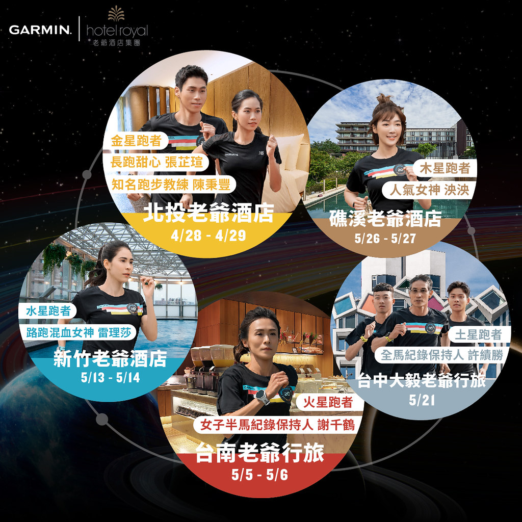 GRC行星跑旅活動報名截止倒數 台灣跑界黃金陣容陪跑體驗北中南五大城市文化之美