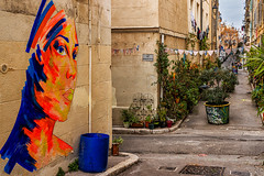 Street art in Le Panier district<br/>© <a href="https://flickr.com/people/160313470@N02" target="_blank" rel="nofollow">160313470@N02</a> (<a href="https://flickr.com/photo.gne?id=52802424902" target="_blank" rel="nofollow">Flickr</a>)