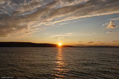 Adriatic sea on sunset