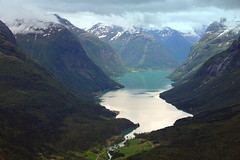 The dramatic beauty of  the Norwegian landscape
