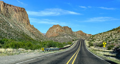 Farm to Market Road 170 in Big Bend Ranch State Park, Texas