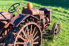 Rusty tractor details