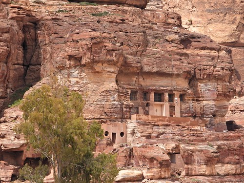 3263ex  Nabatean tombs at Petra