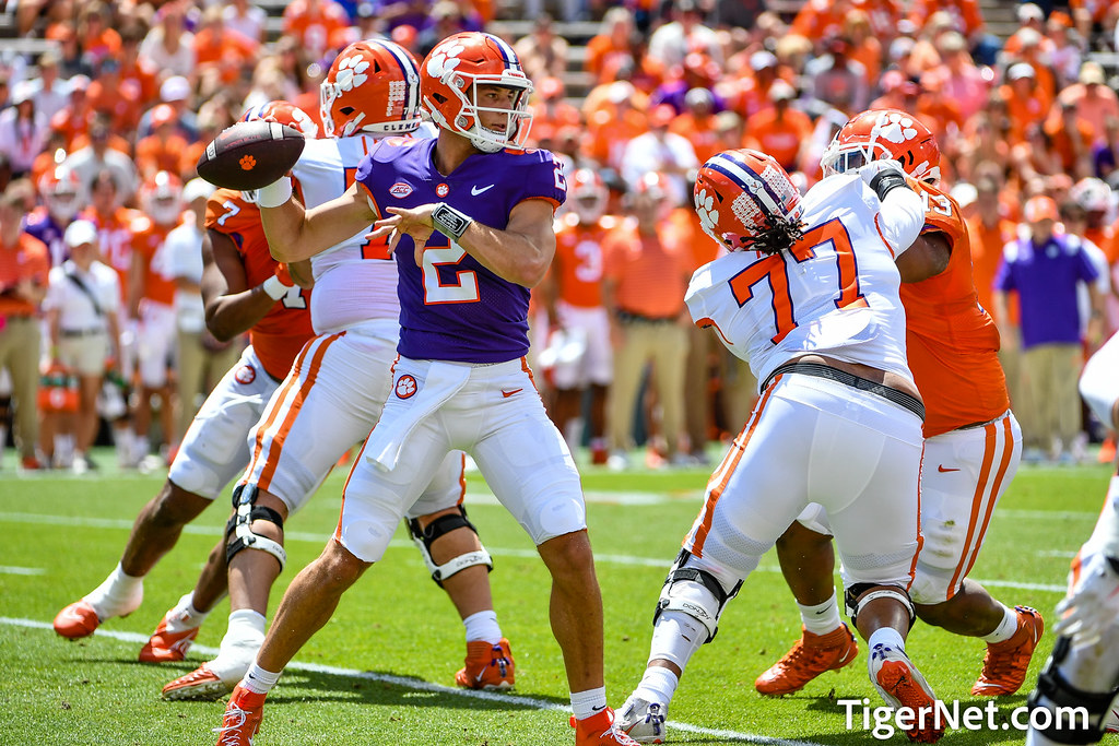 Clemson Football Photo of Cade Klubnik and Mitchell Mayes