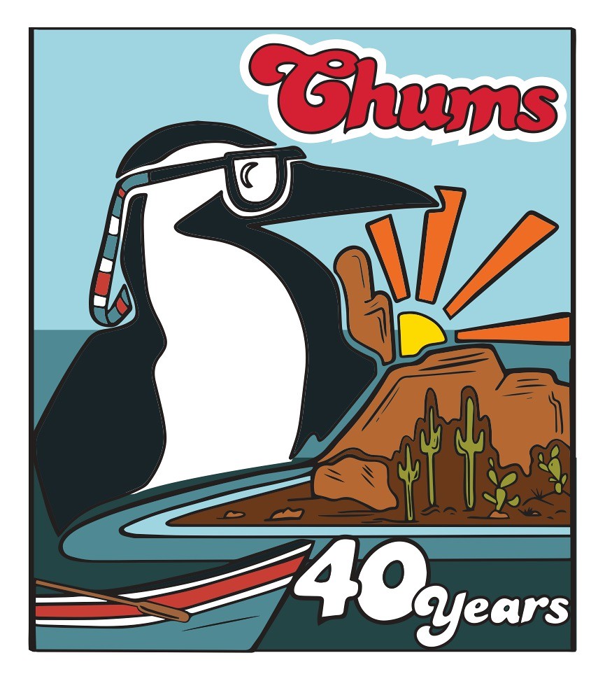 CHUMS40週年專屬限定LOGO。