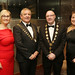 Mayor of Clare Tony O'Brien and Mayor of Limerick Francis Foley