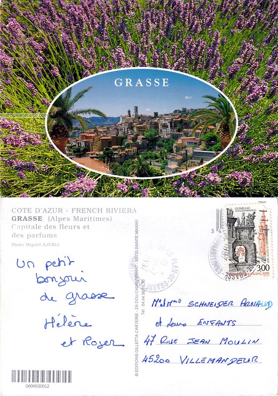 Grasse - Capitale des fleurs et des parfums - Côte d'Azur - French Riviera - 1997<br/>© <a href="https://flickr.com/people/55959032@N05" target="_blank" rel="nofollow">55959032@N05</a> (<a href="https://flickr.com/photo.gne?id=52834557328" target="_blank" rel="nofollow">Flickr</a>)