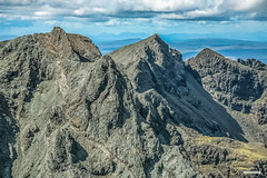 Summit view from Sgurr Alasdair of the 
