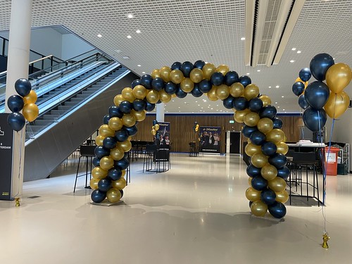 Balloon Arch 6m Ground Decoration 5 balloons the Wannebiezz in Ahoy RTM Stage Rotterdam