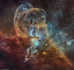 NGC3576 Statue of Liberty Nebula
