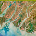 Parts of the Irrawaddy River Delta, Myanmar - 25 April 2023