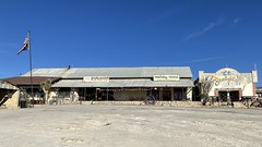 Trading Post, Holiday Hotel and Starlight Theatre in Terlingua Ghost Town, Texas