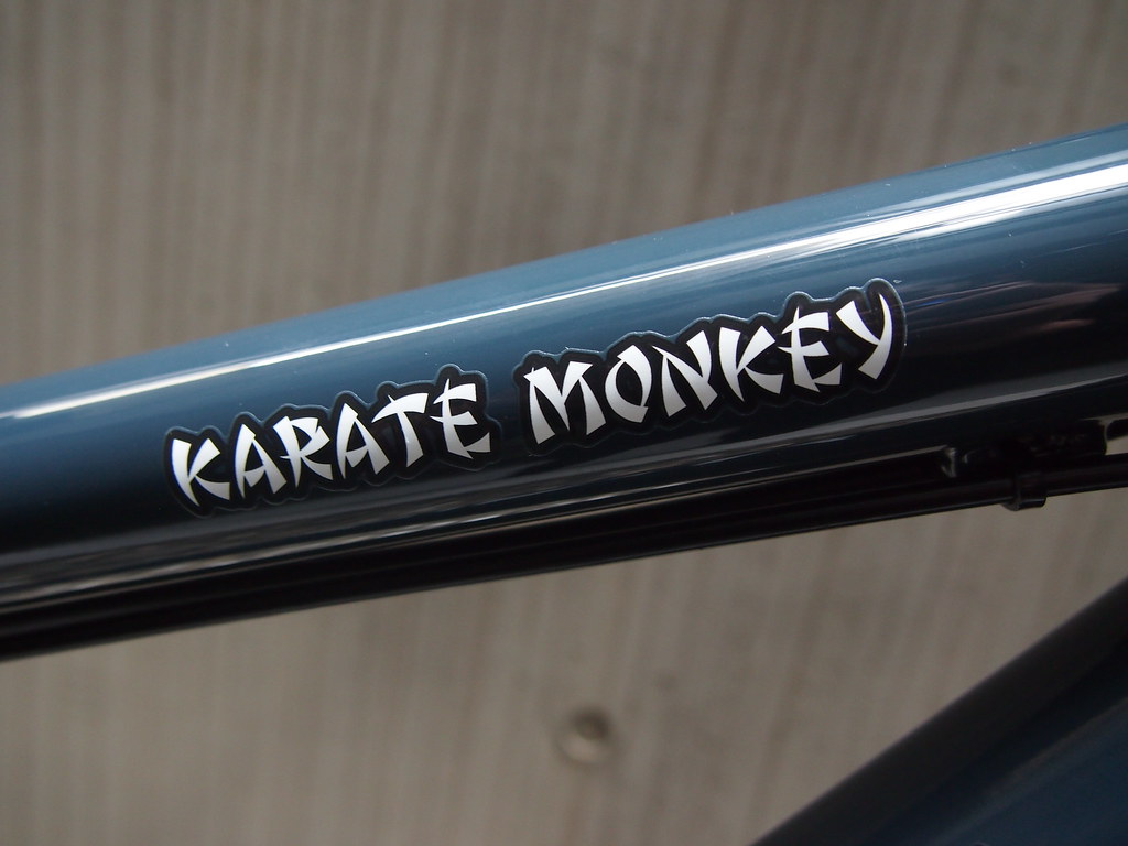 SURLY Karate Monkey Blue Grey Logo 2