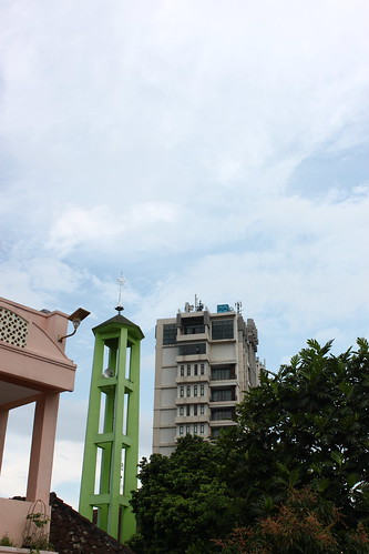 Minaret and Apartment