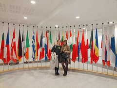 Vanja in Polonca sta v Bruslju obiskali tudi Evropski parlament • <a style="font-size:0.8em;" href="http://www.flickr.com/photos/102235479@N03/52866653626/" target="_blank">View on Flickr</a>