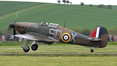 1940 RAF Hawker Hurricane Mk1 V7497 G-HRLI SD-X No 501 Squadron