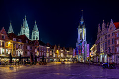 Tournai (Doornik) by night / Belgium