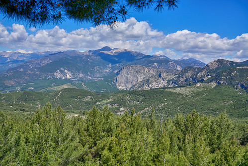 View from coffee stop over the Taurus Mountains