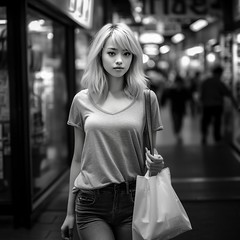 Girl on the street
