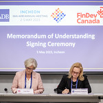 56th ADB Annual Meeting: ADB and FinDev Canada Sign MoA by 58037435@N08
