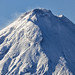 snow blowing off taranaki mounga's slopes