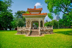 Pavilion in Lumphini Park in Bangkok, Thailand