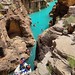 The beautiful blue-green waters of Havasu Creek flow through the lands of the Havasupai in the Grand Canyon of Arizona. ️ #havasupai #havasu #grandcanyon #creek #river #rafting #swimming  #coloradoriver #whitewater #boat #arizona #nationalpark #travel #ed
